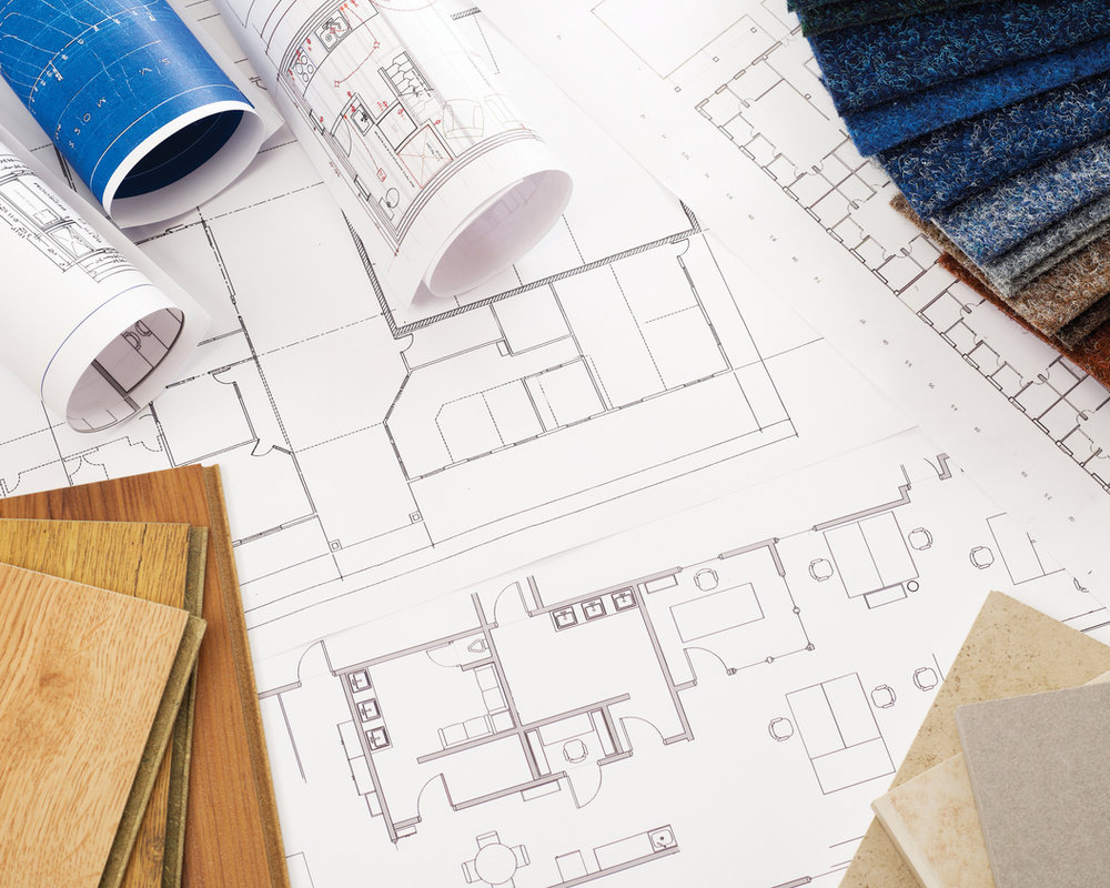Architectural plans for a custom home